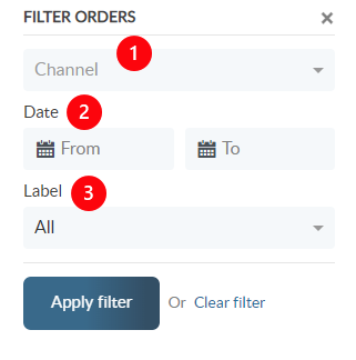 Filter Orders