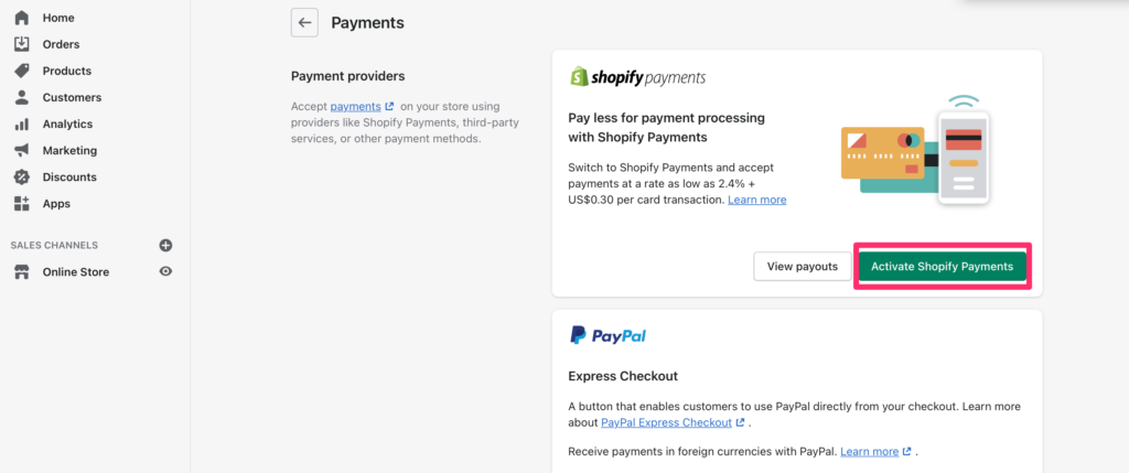 Shopify Payments